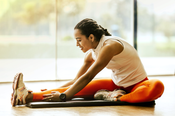 Woman exercising